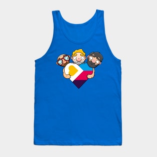 New Polyamory Flag Heart Tank Top